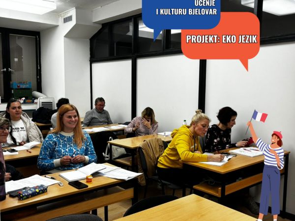 Početak nastave francuskog jezika za sudionike projekta Eko jezik