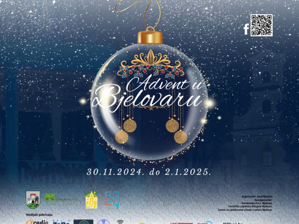 Predstavljen cijeli program ADVENTA U BJELOVARU!