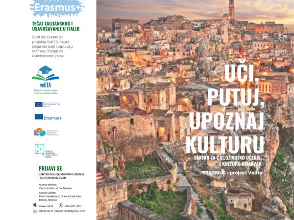 ERASMUS+ projekt VolIta - nauči jezik,putuj i upoznaj kulturu ERASMUS+ projekt VolIta - nauči jezik,putuj i upoznaj kulturu