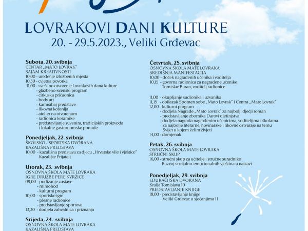 Sajam kreativnosti u Kulturnom centru Mato Lovrak