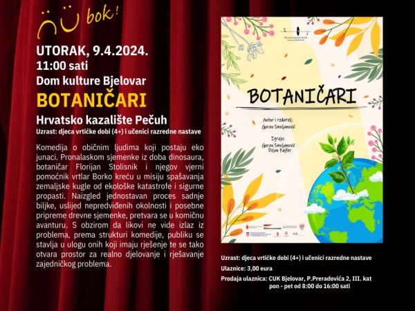 BOK fest za djecu i mlade 2024 - Predstava “Botaničačri”