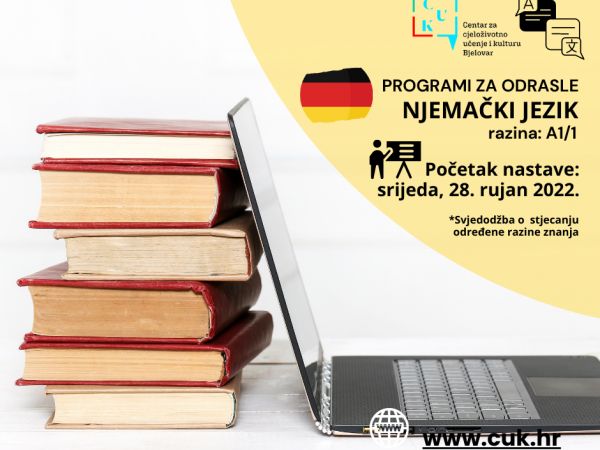 POČETAK NASTAVE - NJEMAČKI JEZIK, RAZINA A1/1