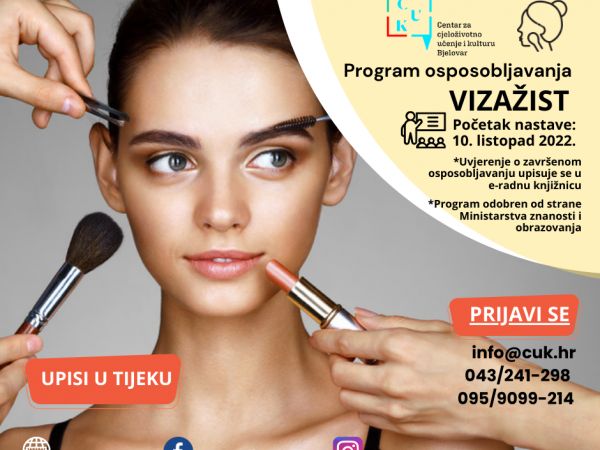 POČETAK NASTAVE - vizažisti POČETAK NASTAVE - vizažisti