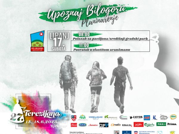 TEREZIJANA 2023. - Upoznaj Bilogoru: PLANINARENJE