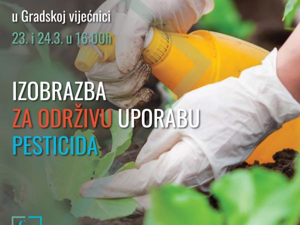 NOVO! IZOBRAZBA ZA ODRŽIVU UPORABU PESTICIDA NOVO! IZOBRAZBA ZA ODRŽIVU UPORABU PESTICIDA